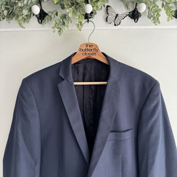 Ben Sherman Blue Two Button Blazer - Picture 5 of 6